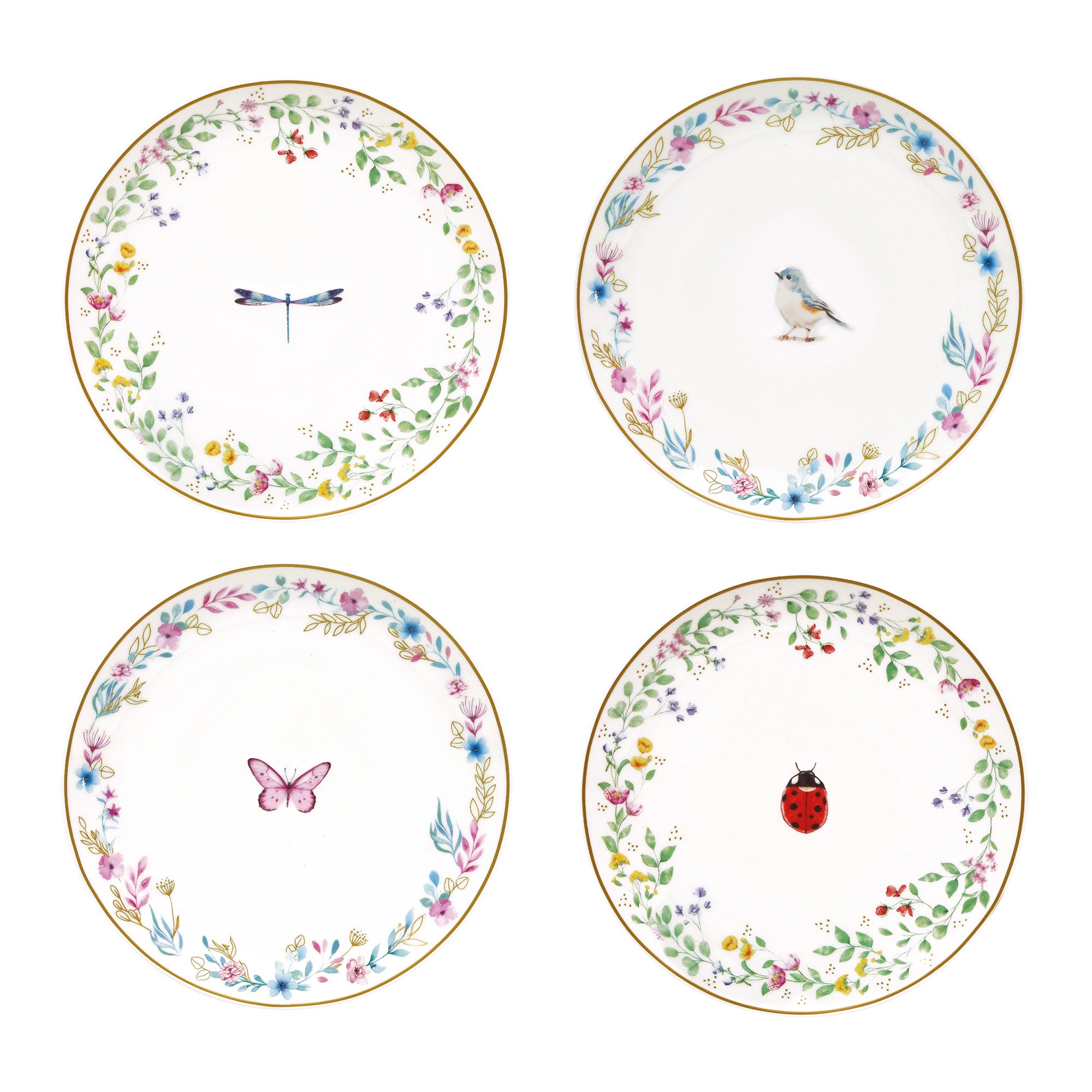 Set 2 farfurii, 16 cm, Fancy Garden - COOKSHOP SPECIALS