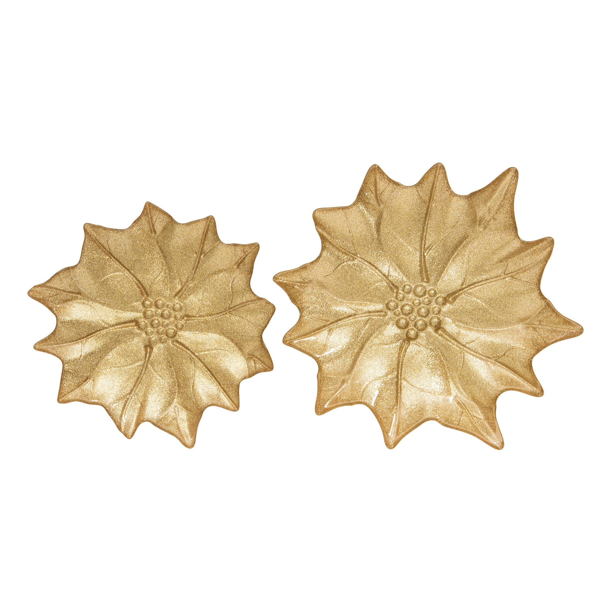 Set 2 farfurii decorative, 18/21 cm, White Elegance Glitter - COOKSHOP SPECIALS