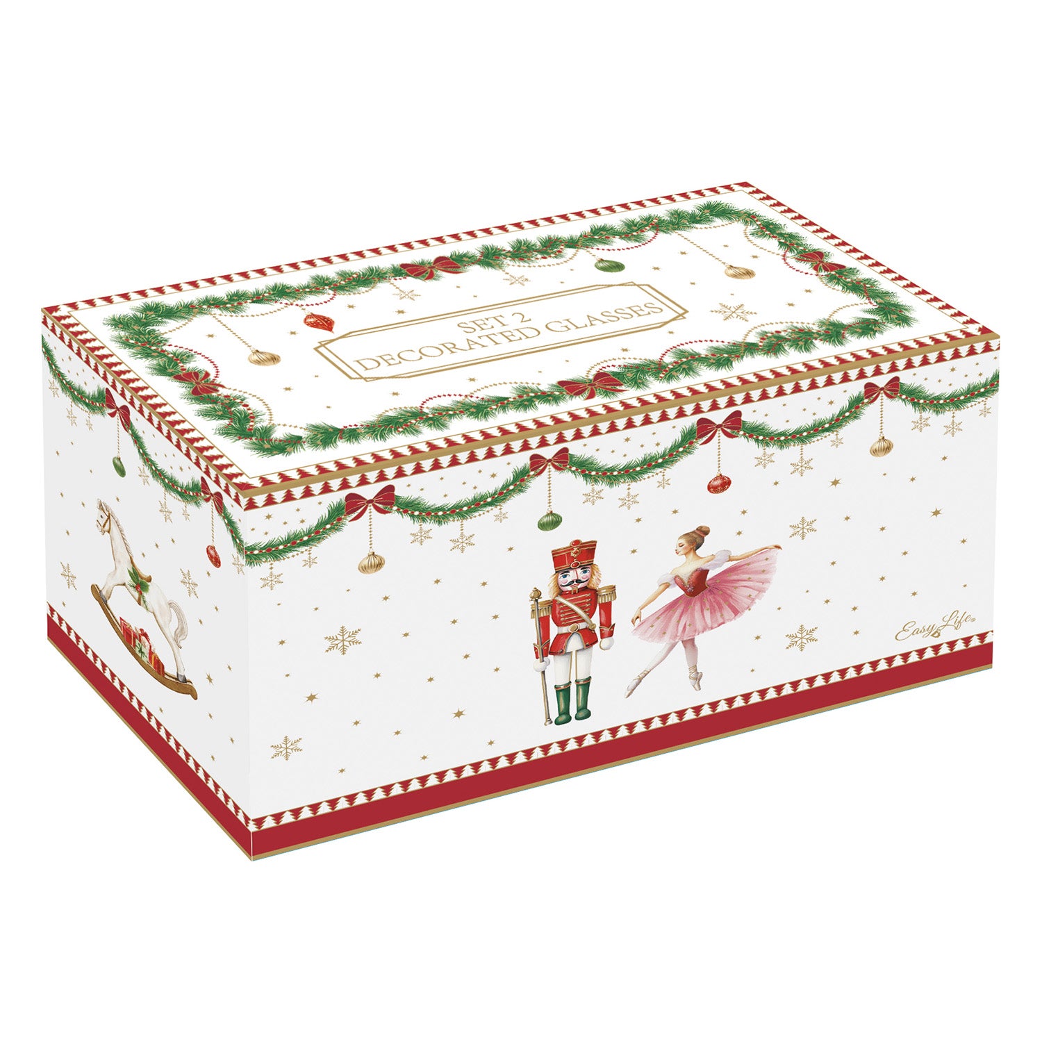 Set 2 pahare pentru apa, 500 ml, Magie Noel - SIMONA'S COOKSHOP - Image 2