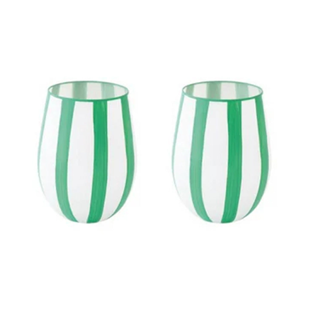 Set 2 pahare pentru apa, verde, 500 ml, Twist & Match - COOKSHOP SPECIALS