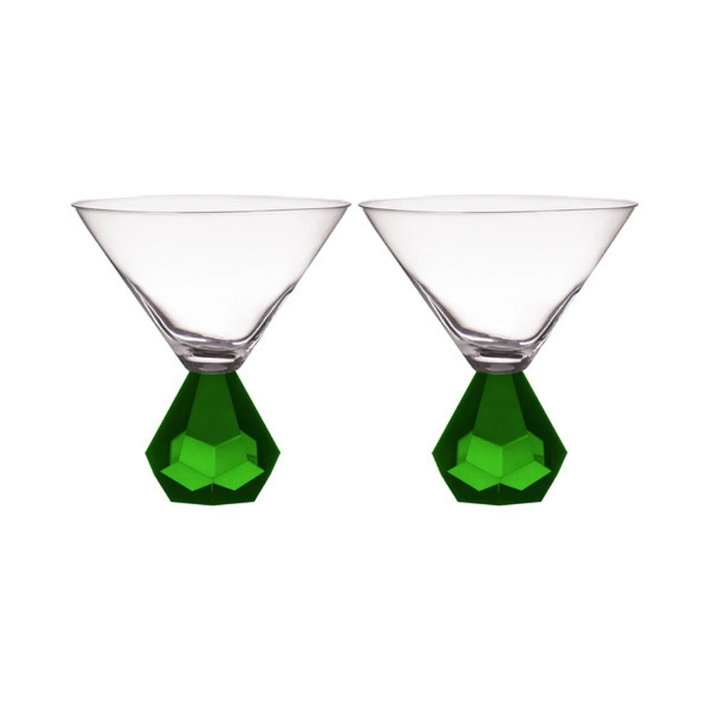 Set 2 pahare pentru Martini, Zhara Emerald - COOKSHOP SPECIALS