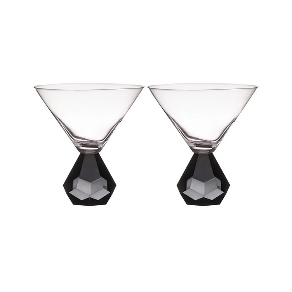 Set 2 pahare pentru Martini, Zhara Onyx - COOKSHOP SPECIALS