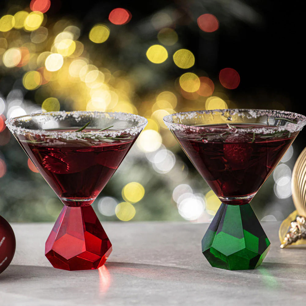 Set 2 pahare pentru Martini, Zhara Ruby - SIMONA'S COOKSHOP - Image 1