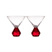 Set 2 pahare pentru Martini, Zhara Ruby - COOKSHOP SPECIALS
