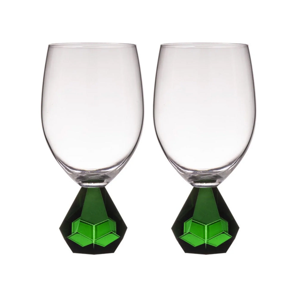 Set 2 pahare pentru vin, Zhara Emerald - COOKSHOP SPECIALS