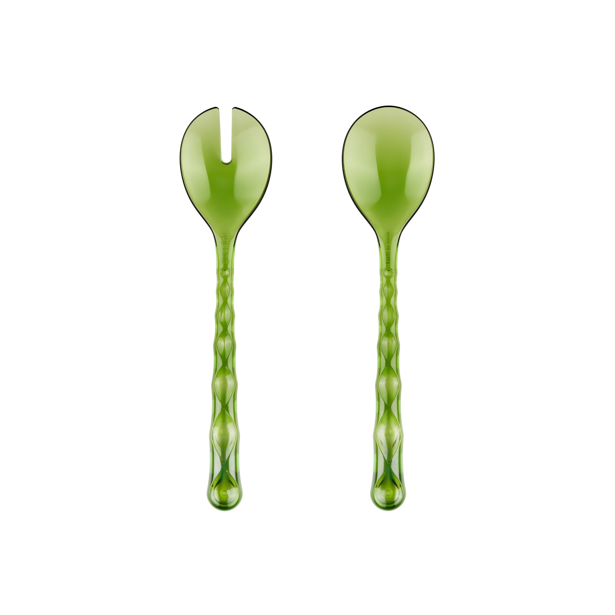 Set 2 piese servire salata, verde deschis, Vanity - GUZZINI