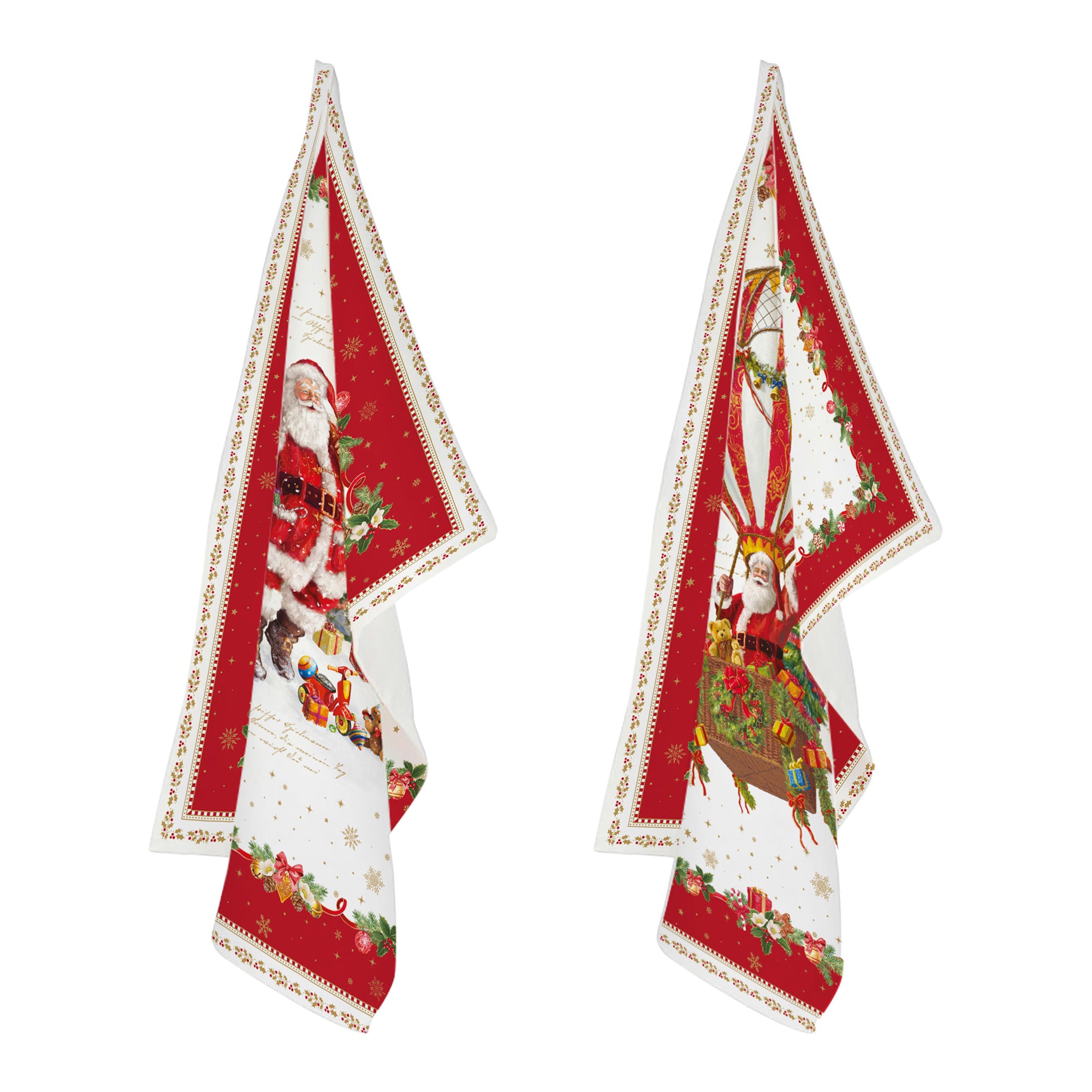 Set 2 prosoape de bucatarie, 70x50 cm, Christmas Memories - EASY LIFE