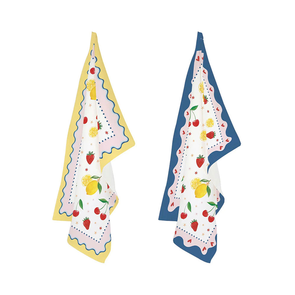 Set 2 prosoape de bucatarie, 70x50 cm, Fruit Mania - COOKSHOP SPECIALS