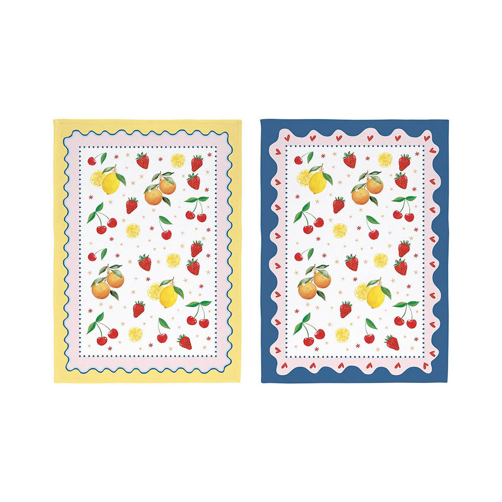 Set 2 prosoape de bucatarie, 70x50 cm, Fruit Mania - COOKSHOP SPECIALS