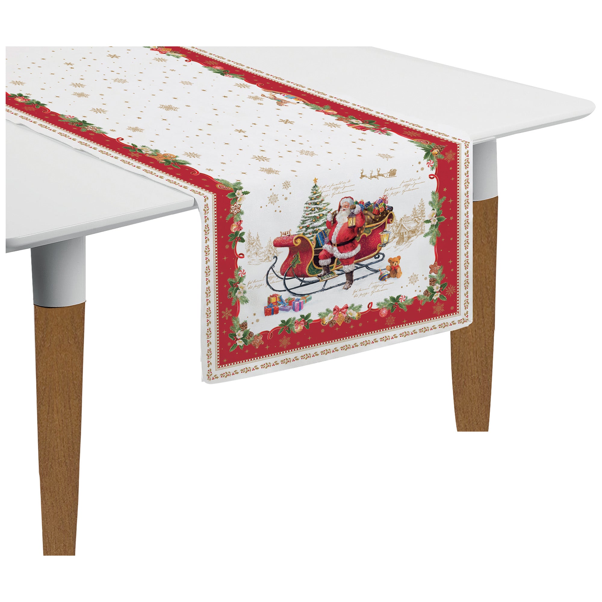 Set 2 traverse pentru masa, 140x45 cm, Christmas Memories - EASY LIFE