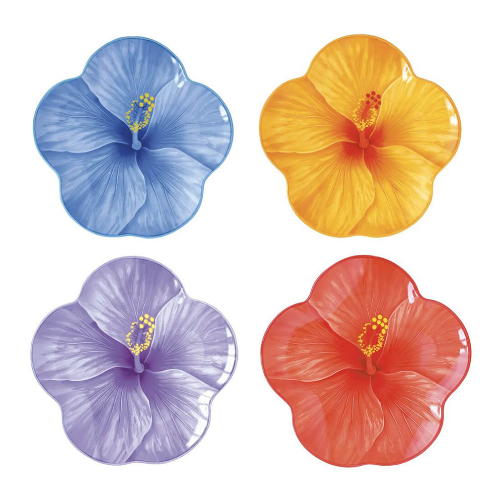 Set 4 farfurii decorative, 21 cm, Bouquet - COOKSHOP SPECIALS
