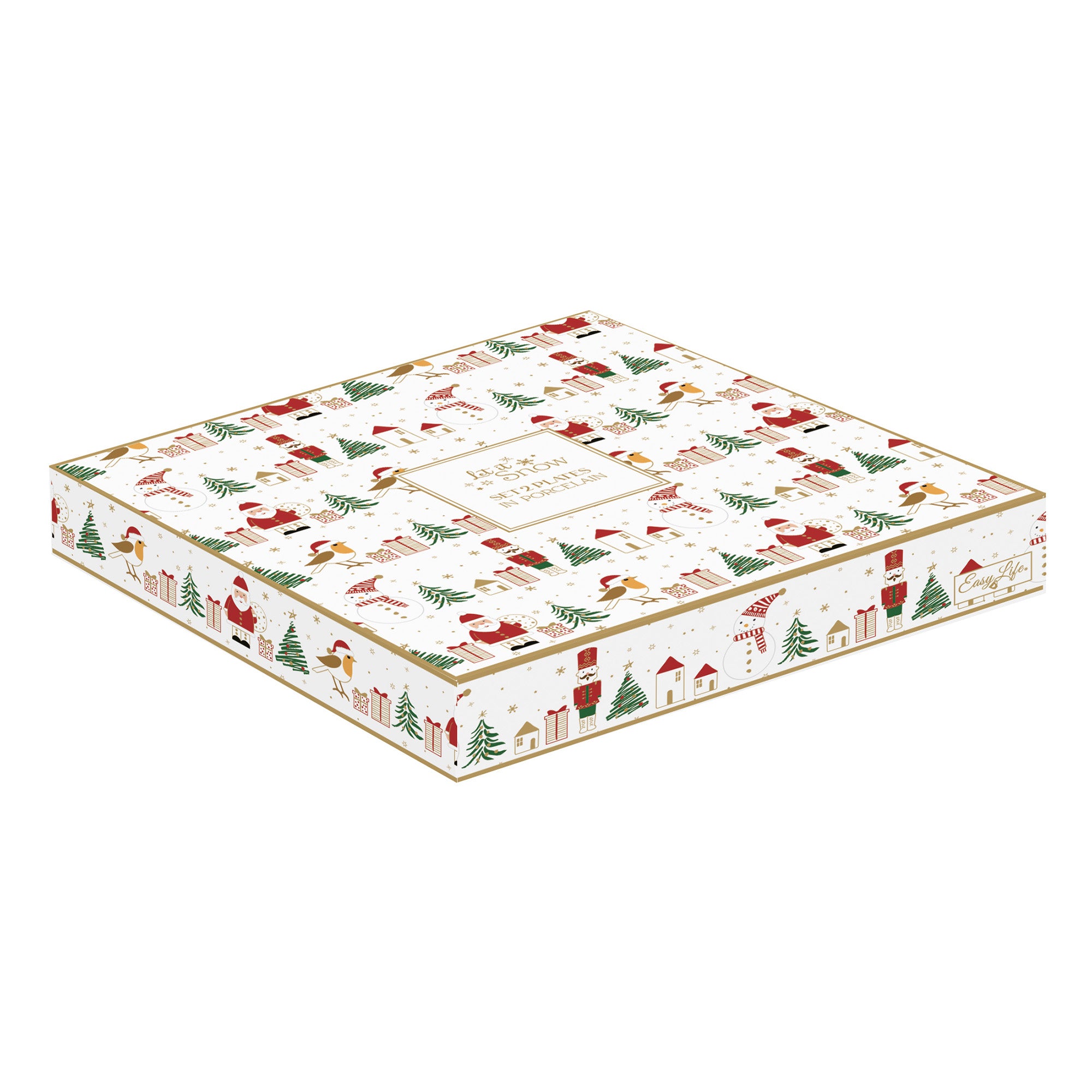 Set 2 farfurii pentru desert, 16 cm, Let it Snow - COOKSHOP SPECIALS