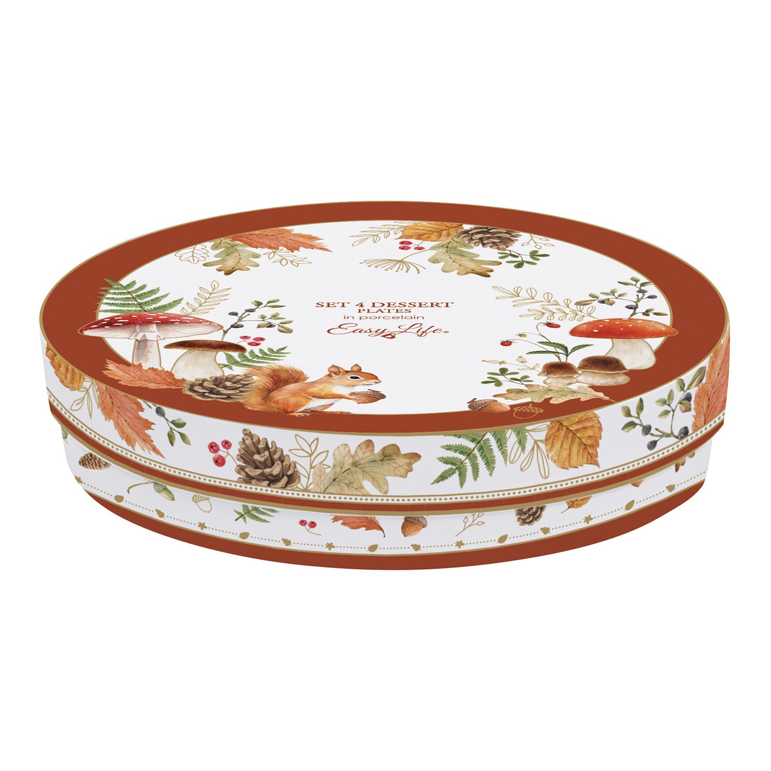 Set 4 farfurii pentru desert, 19 cm, Forest Breeze - SIMONA'S COOKSHOP - Image 2