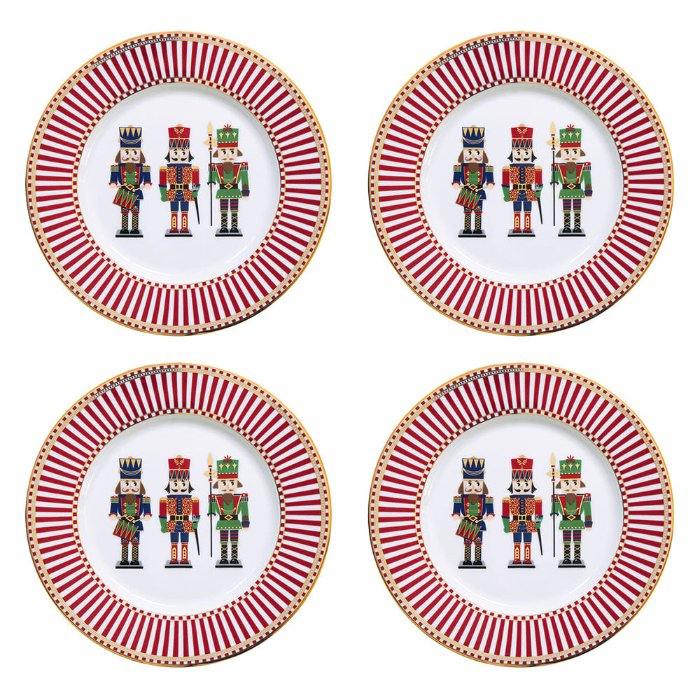 Set 4 farfurii pentru desert, 19 cm, Nutcracker - COOKSHOP SPECIALS