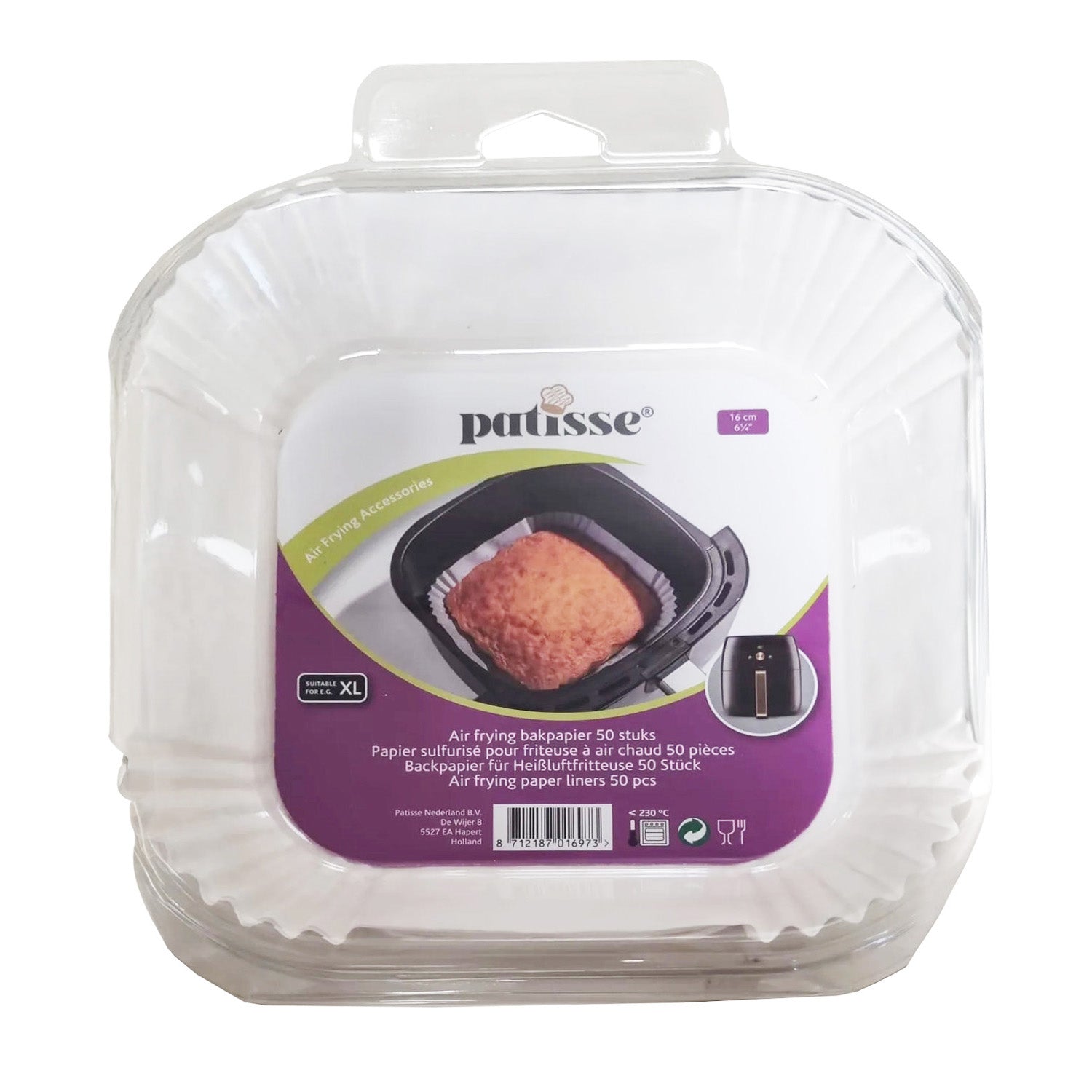 Set 50 forme din hartie pentru friteuza, 16 cm - PATISSE - Image 2