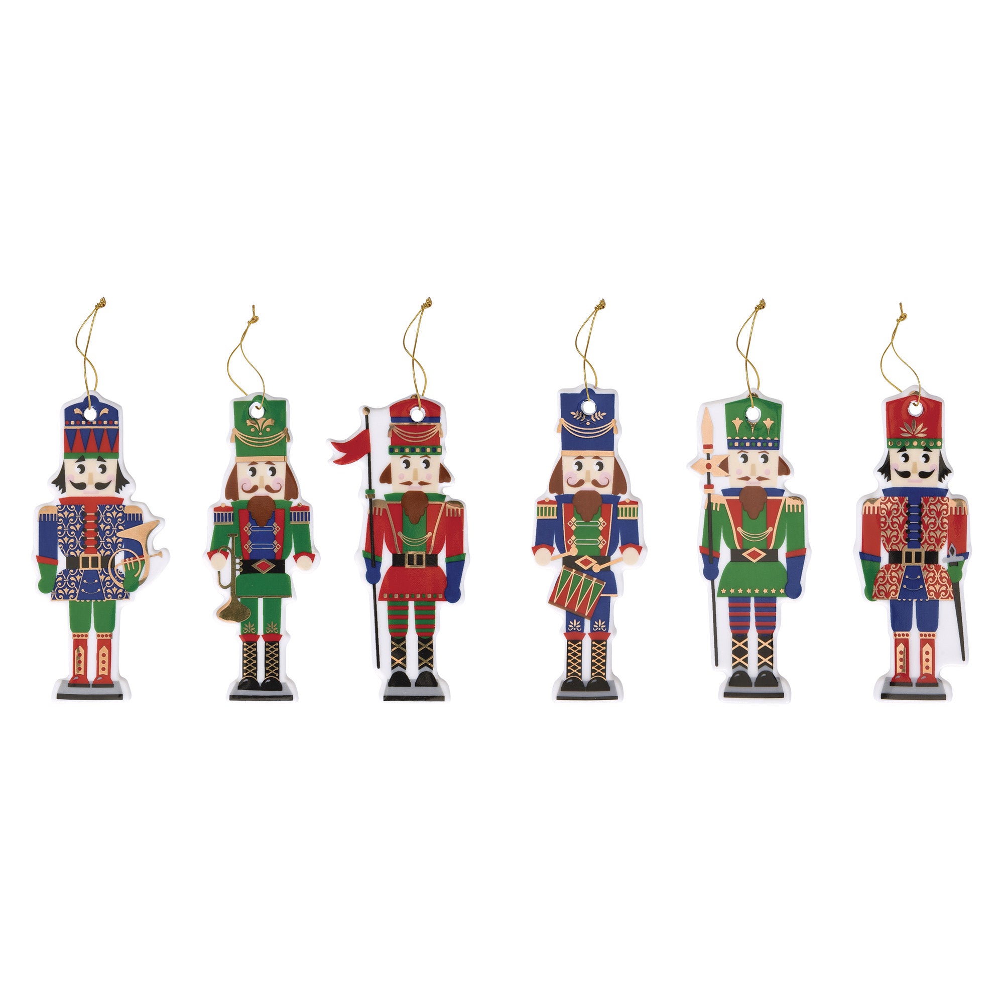 Set 6 ornamente pentru brad, Nutcracker - COOKSHOP SPECIALS