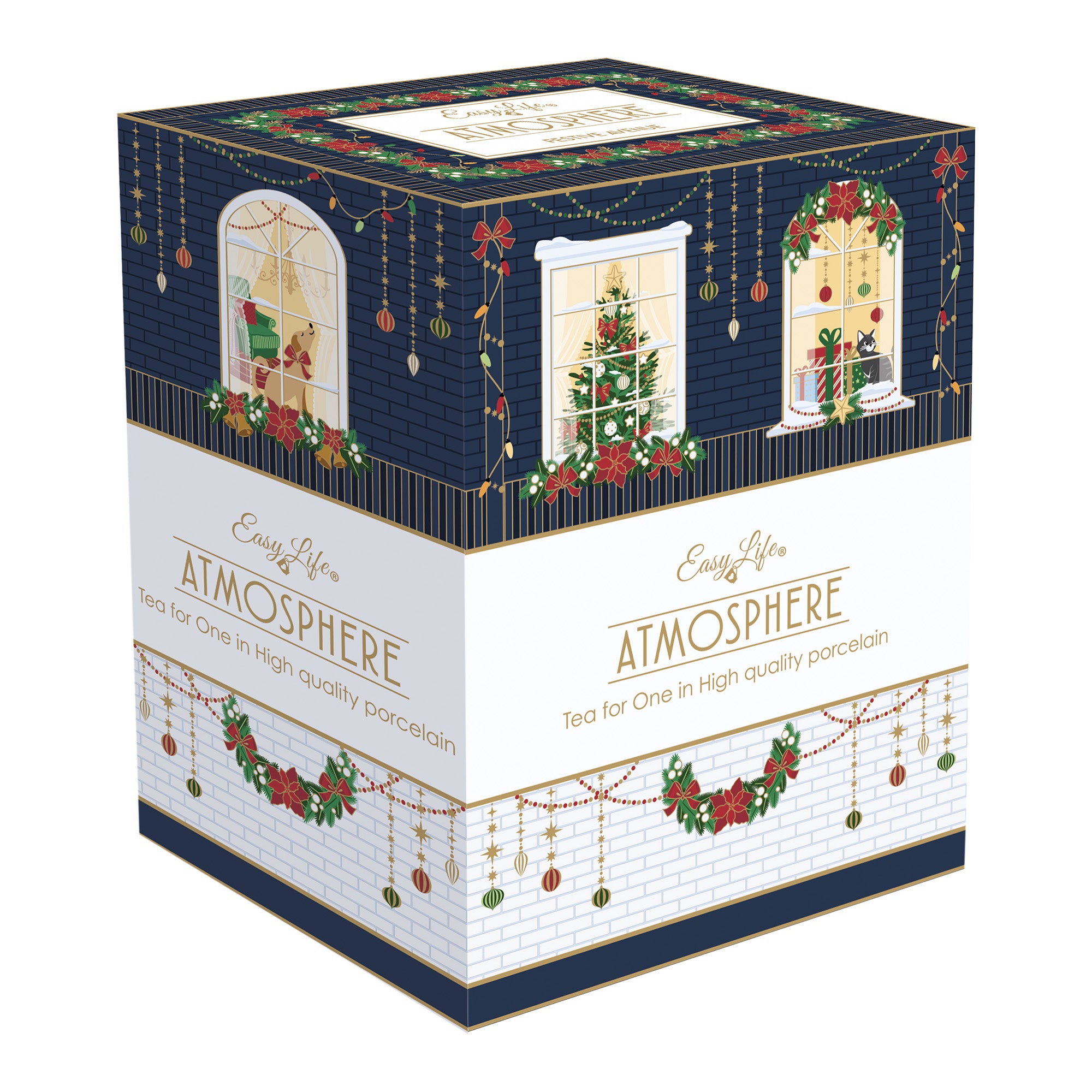 Set cana si ceainic, 280 ml, Festive Avenue - COOKSHOP SPECIALS