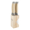 Set 6 cutite pentru friptura, Laguiole Debutant Sandstone - ANDRE VERDIER