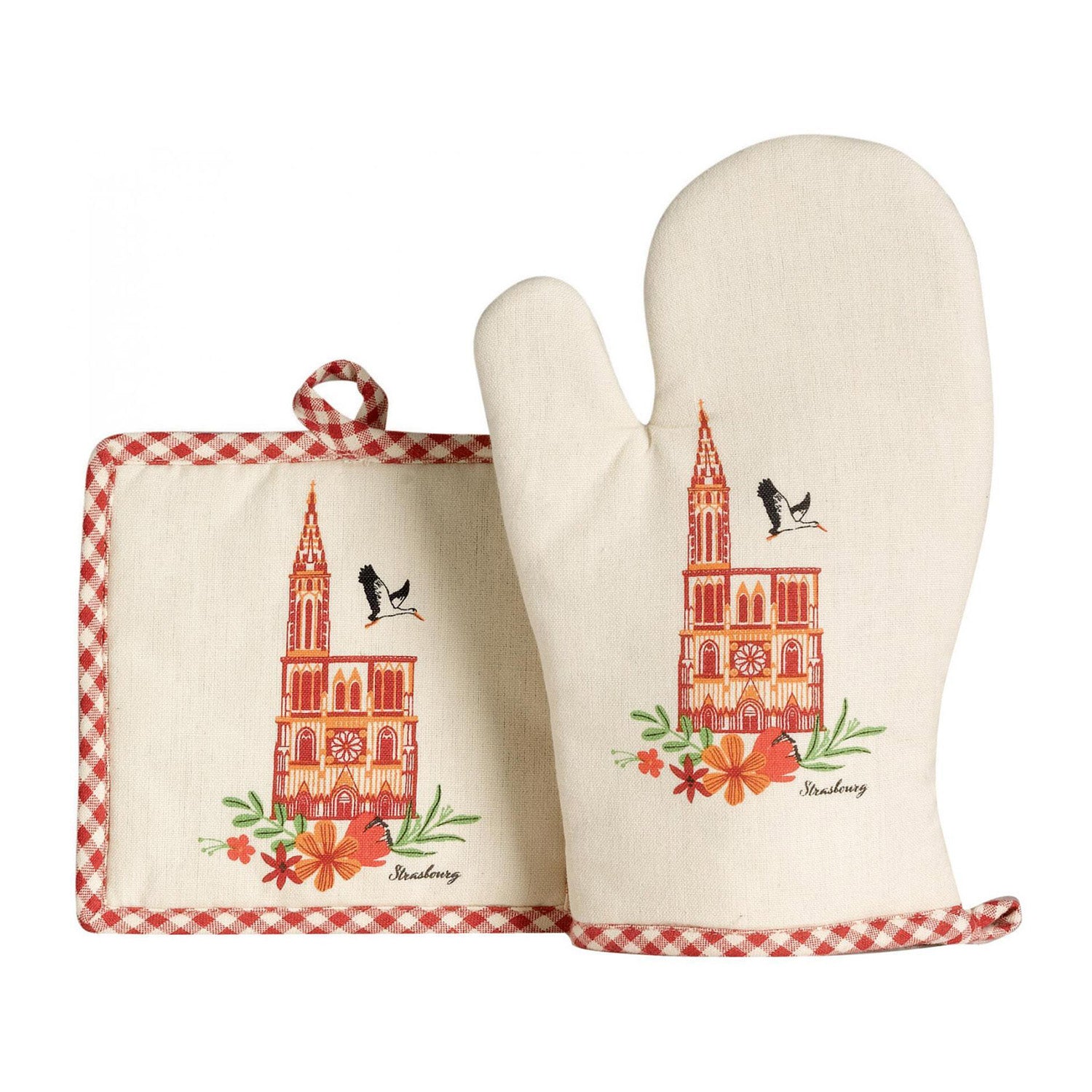 Set manusa de bucatarie si potholder, Cathedrale - COOKSHOP SPECIALS