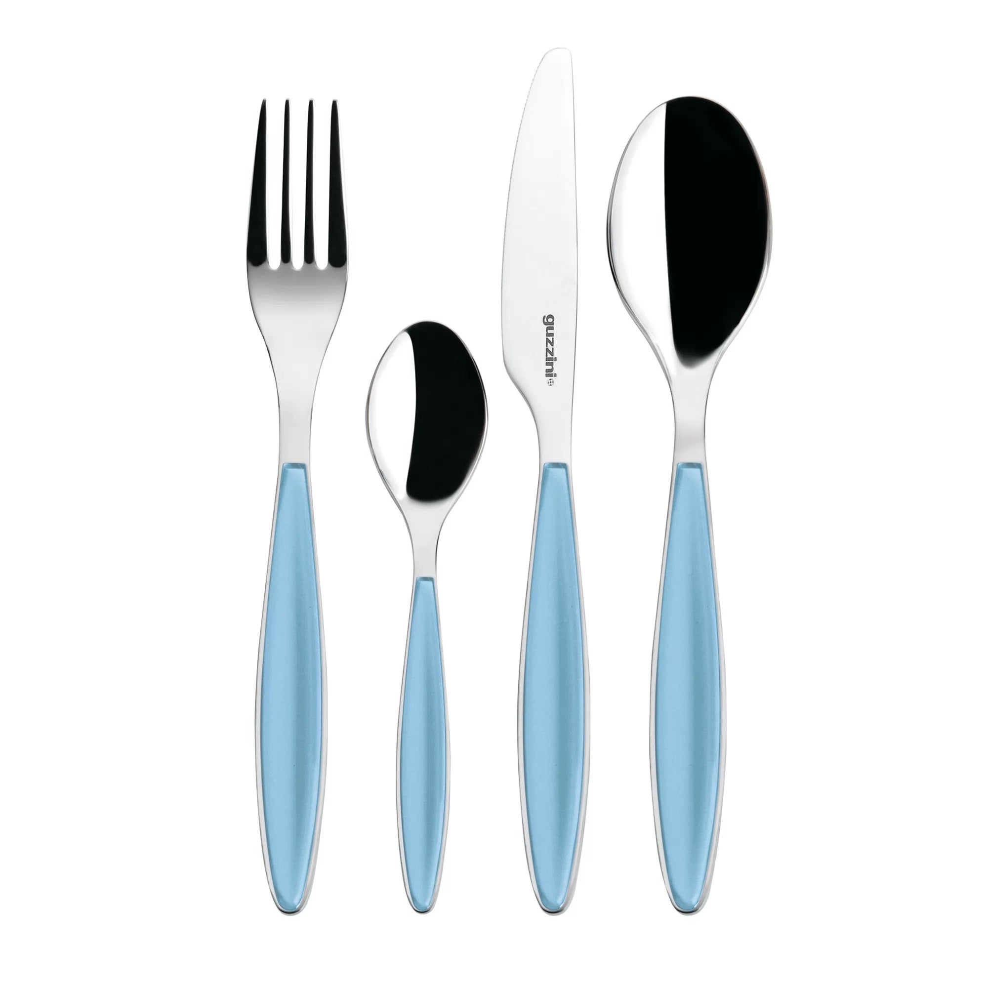 Set tacamuri 24 de piese, albastru deschis, Feeling - GUZZINI