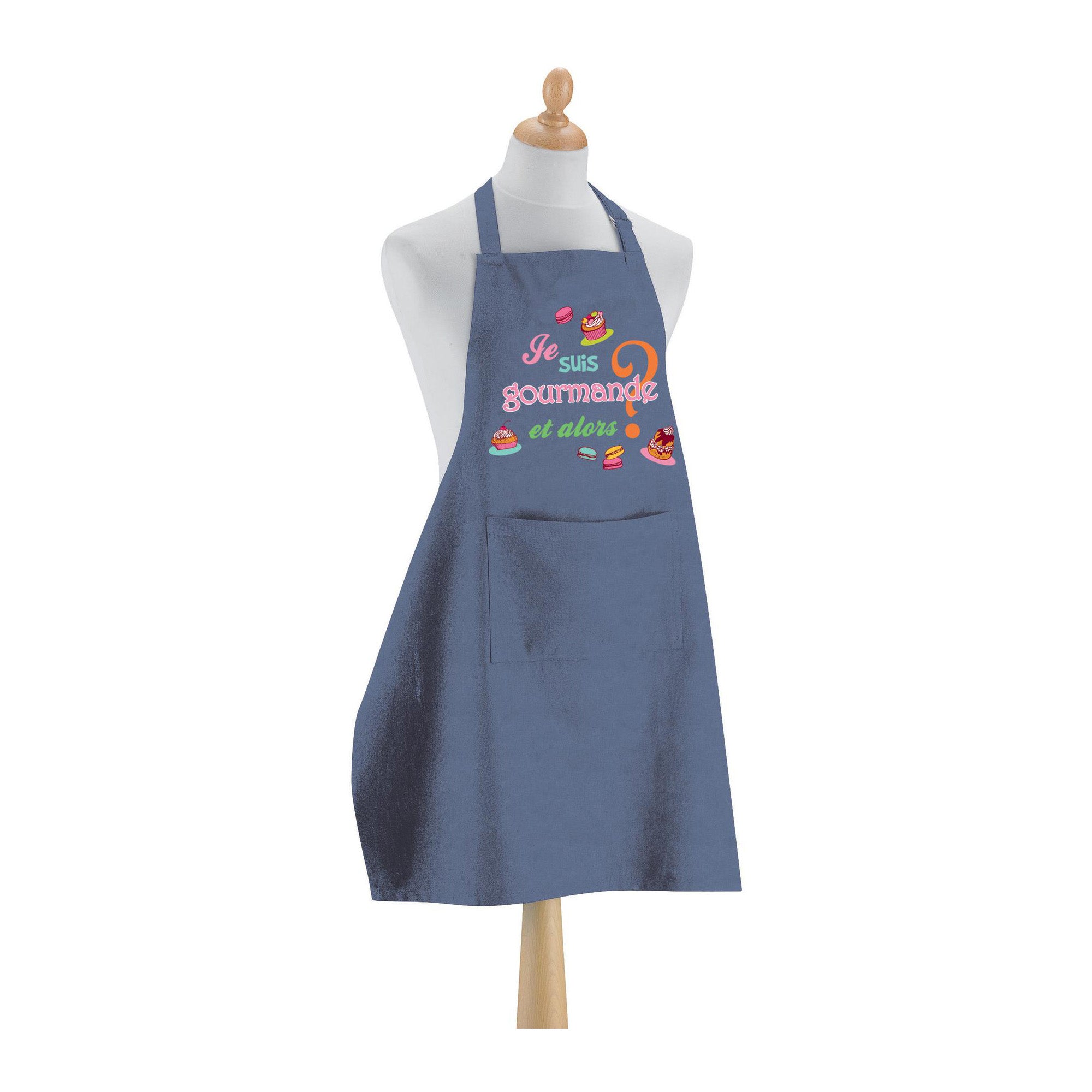 Sort Je suis gourmande et alors, albastru - COOKSHOP SPECIALS