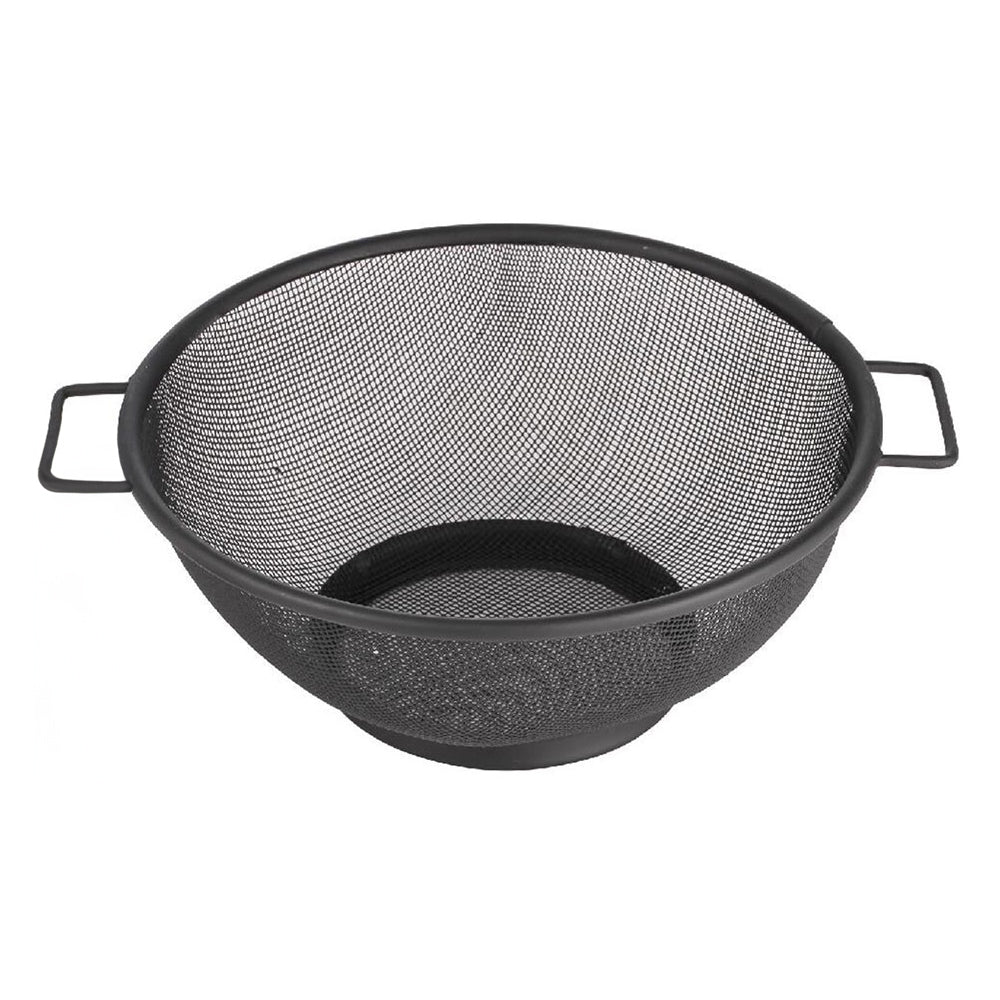 Strecuratoare din metal, cu 2 manere, negru, 26 cm - COOKSHOP SPECIALS