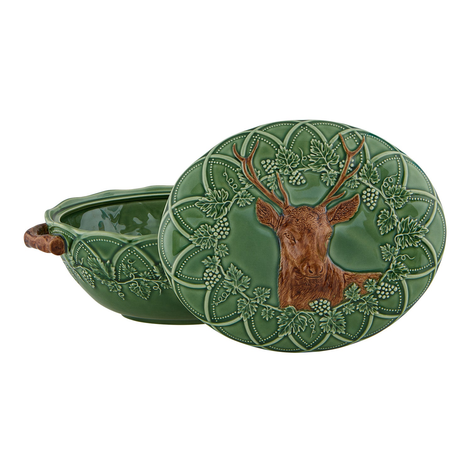 Supiera din ceramica, 32 cm, Deer Bosque - BORDALLO PINHEIRO - Image 2