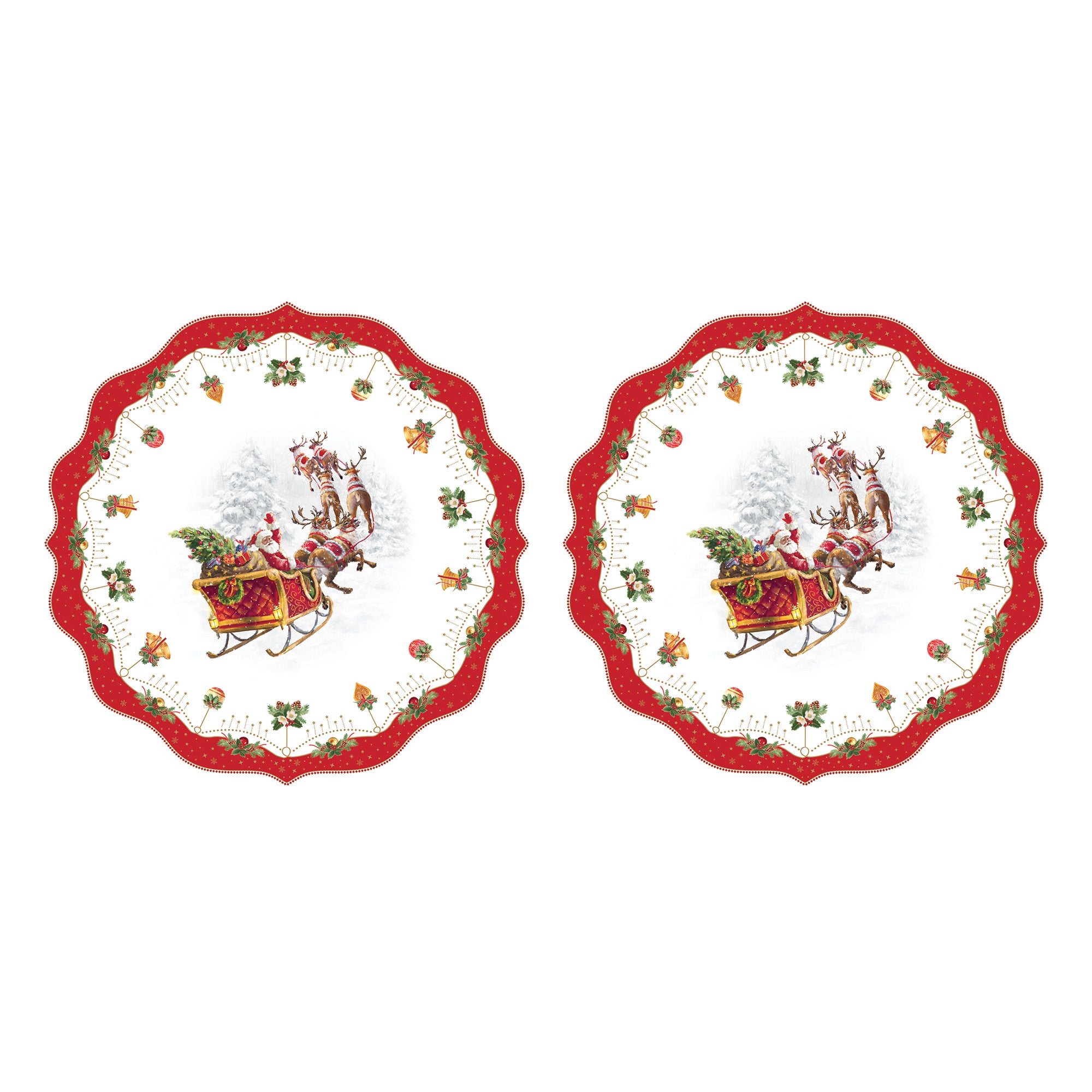 Suport pentru farfurie, 34 cm, Nostalgic Christmas - COOKSHOP SPECIALS