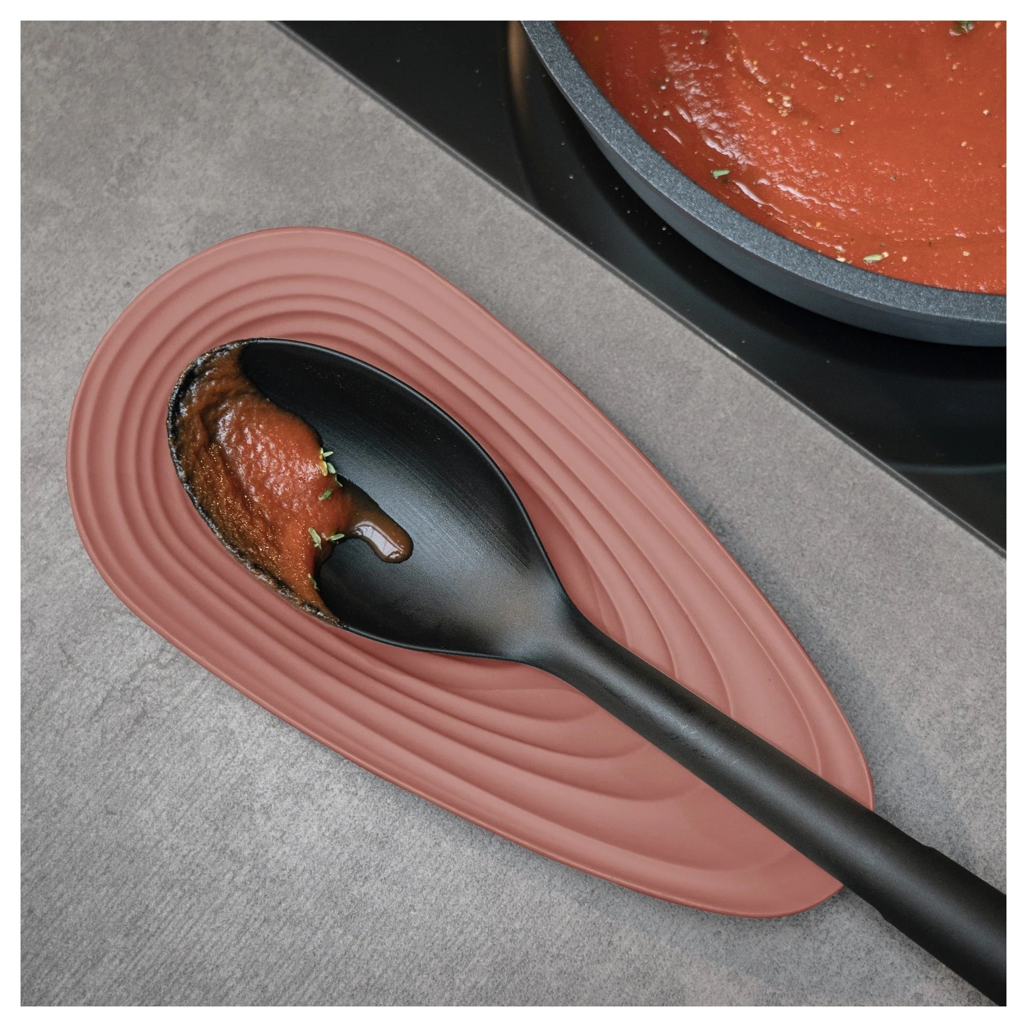 Suport pentru lingura de gatit, terracotta, colectia Tierra - GUZZINI - Image 1