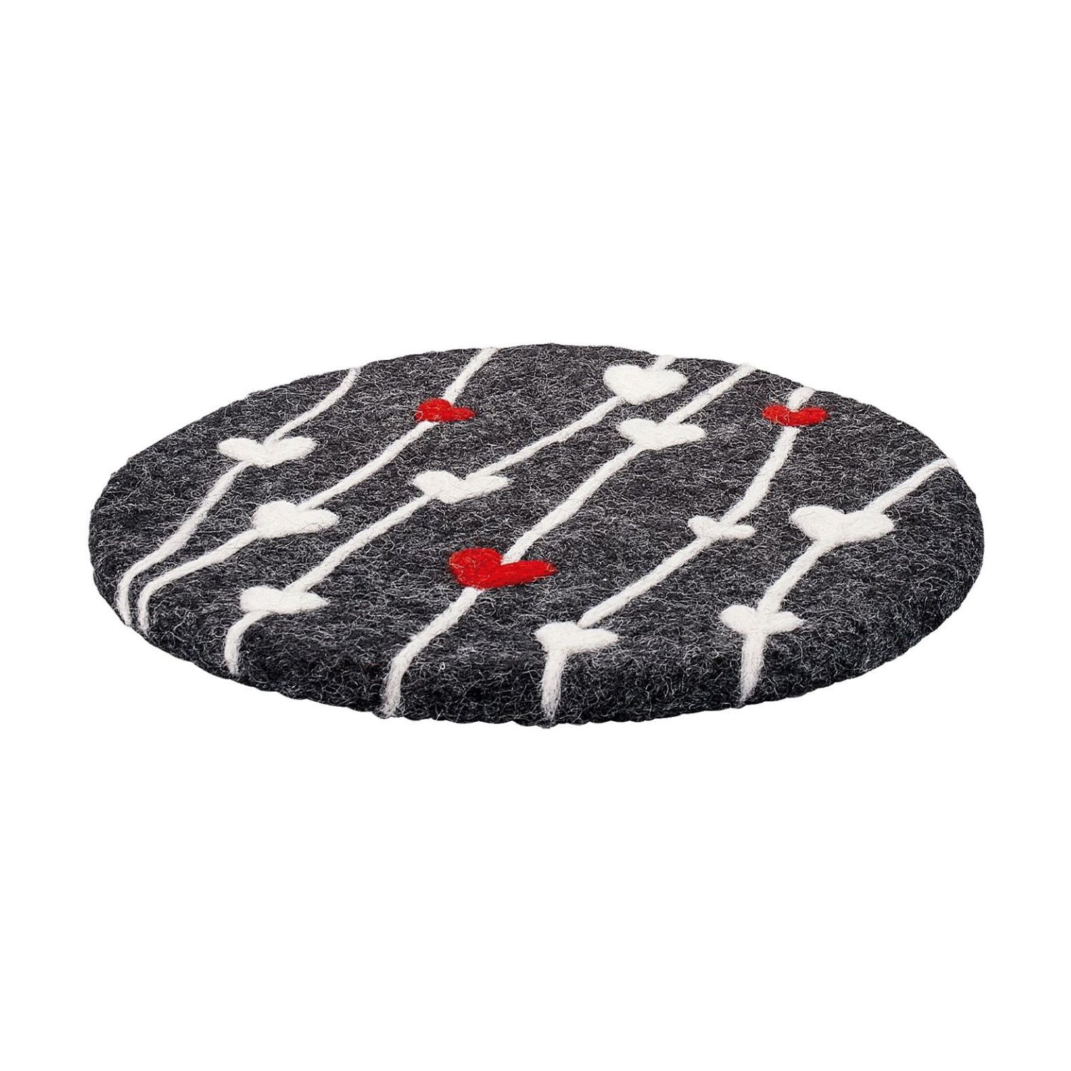 Suport rotund din lana, multicolor, 21 cm, Lana Cuore - CILIO - Image 1