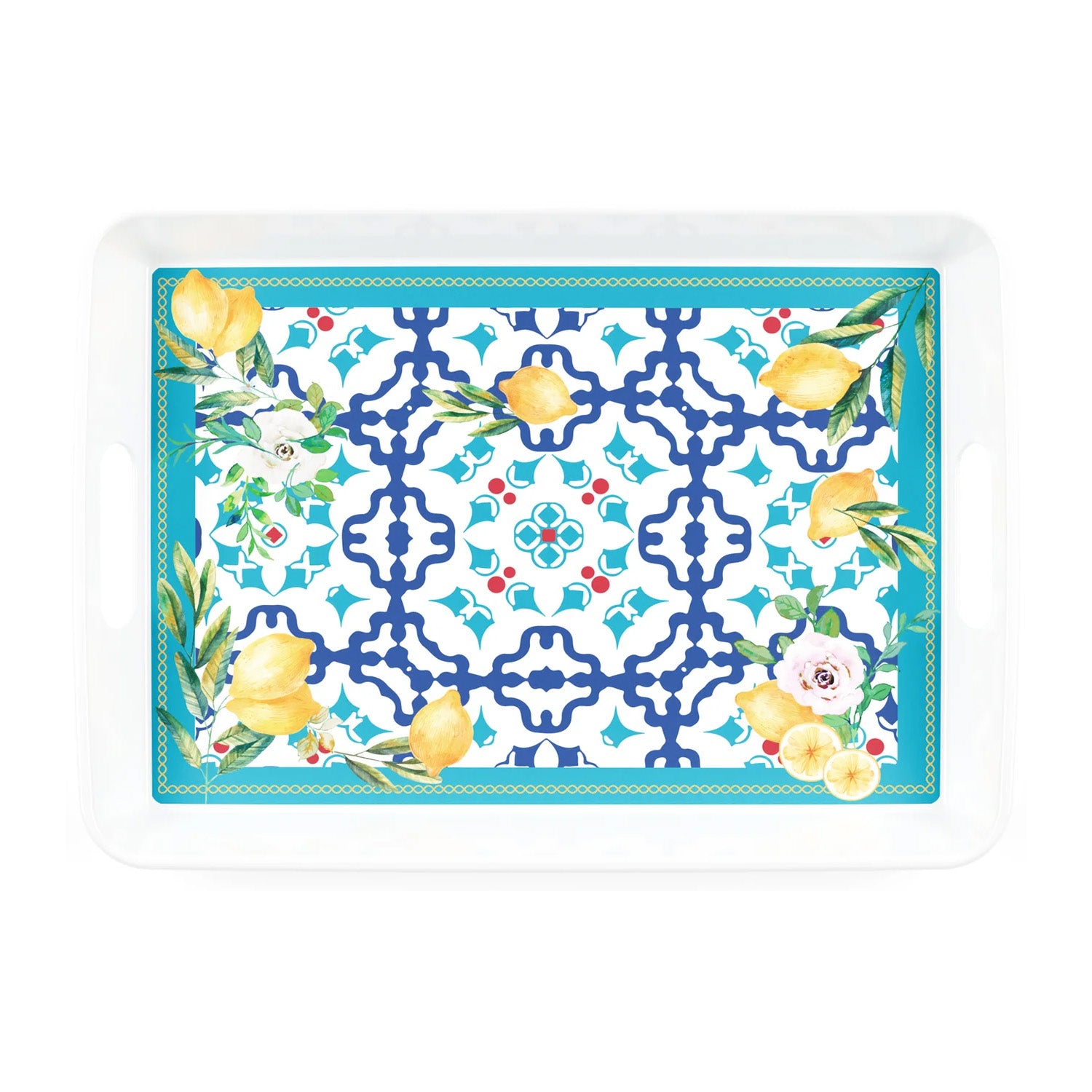 Tava dreptunghiulara cu manere, 48x34 cm, Flower&Lemon - GUZZINI - Image 1