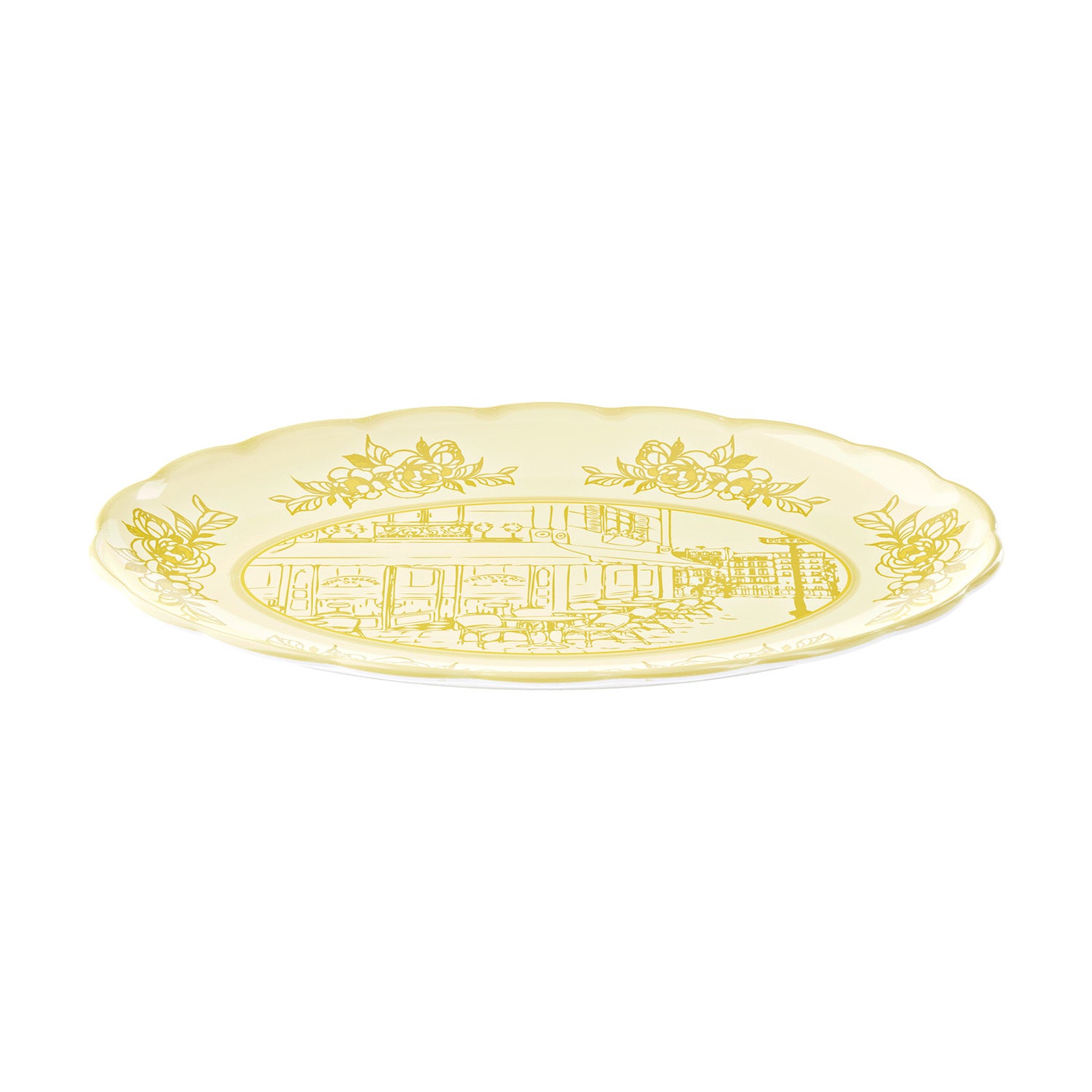 Tava ovala pentru servire, melamina, 51 cm, galben, Josephine - GUZZINI - Image 2