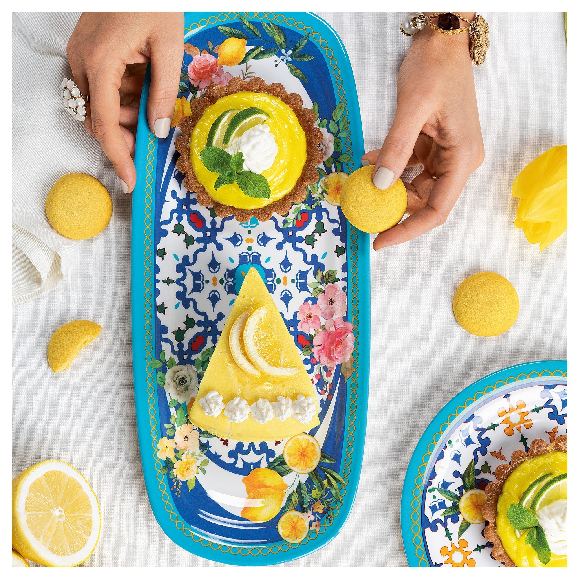 Tava pentru servire, 39.5 x 16.5 cm, Flower&Lemon - GUZZINI - Image 1