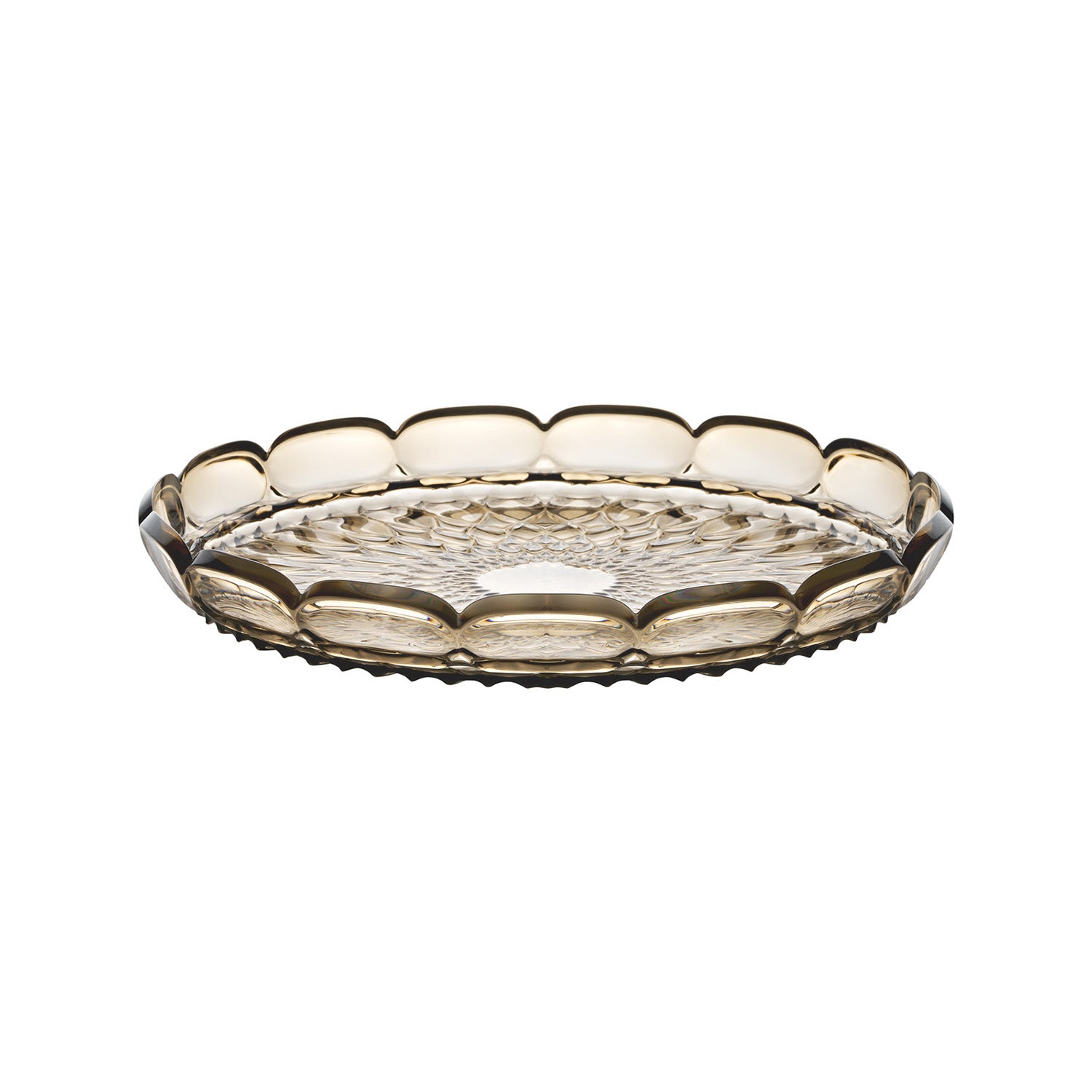Tava rotunda pentru servire, 30 cm, fumuriu, Vanity - GUZZINI