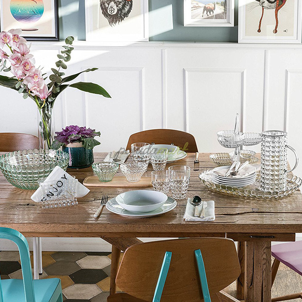 Set 2 suporturi cu 6 boluri pentru gustari, gri, colectia Tiffany - GUZZINI - Image 1