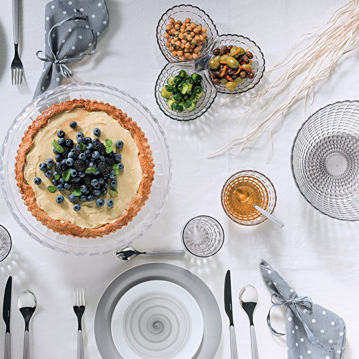 Platou cu picior si dom, transparent, colectia Tiffany - GUZZINI - Image 3