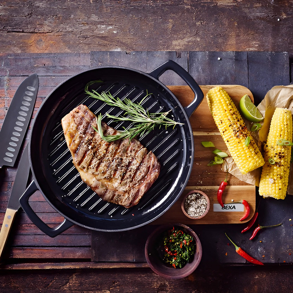 Tigaie grill din fonta, 28 cm, Nori - BEKA - Image 1