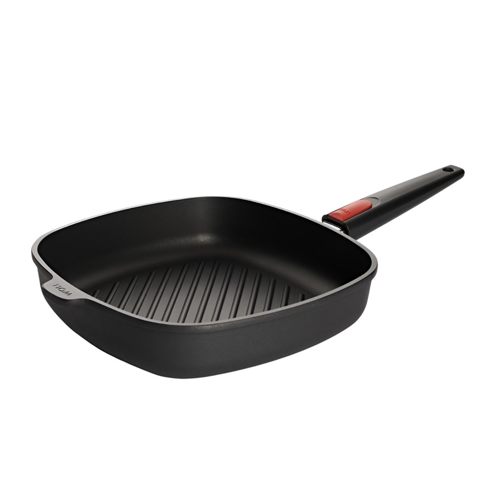 Tigaie grill patrata, 28 x 28 cm, Nowo Titanium Induction - WOLL