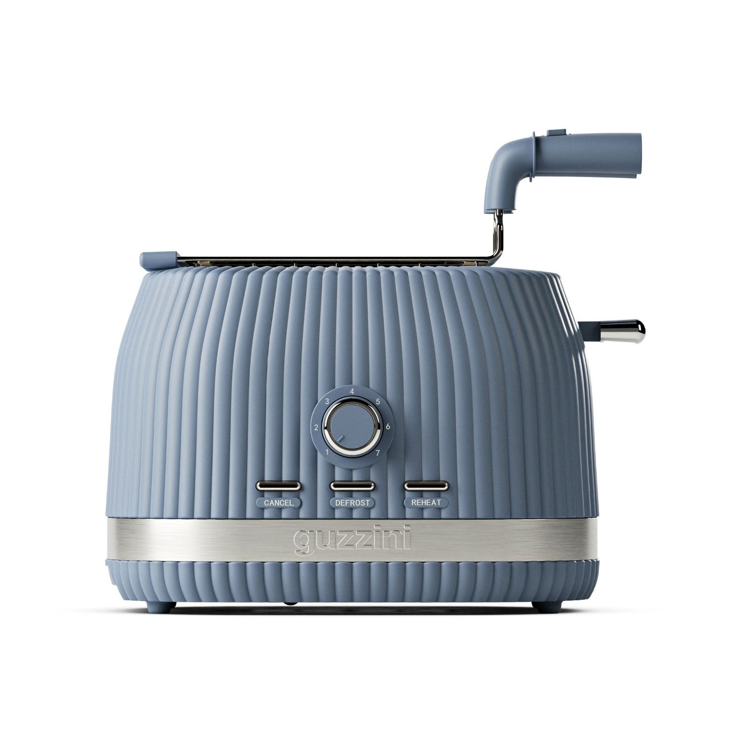 Toaster cu clesti, pentru 2 felii de paine, albastru, Sous Chef - GUZZINI