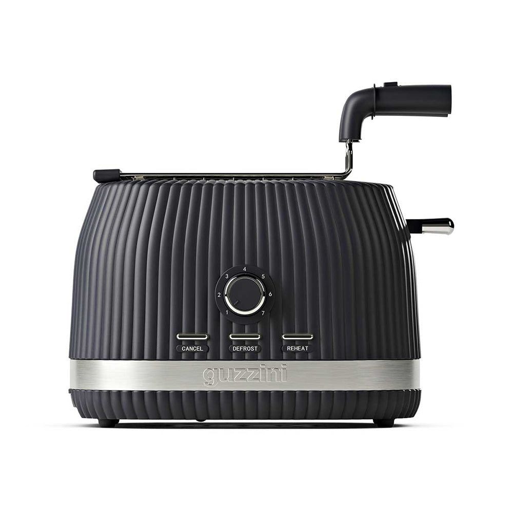 Toaster cu clesti, pentru 2 felii de paine, antracit, Sous Chef - GUZZINI
