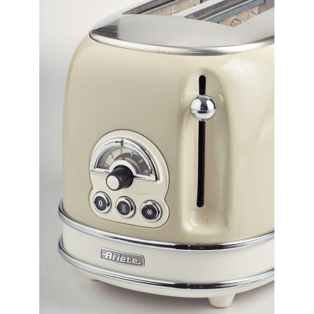 Toaster pentru 2 felii de paine, bej, Vintage - ARIETE - Image 3