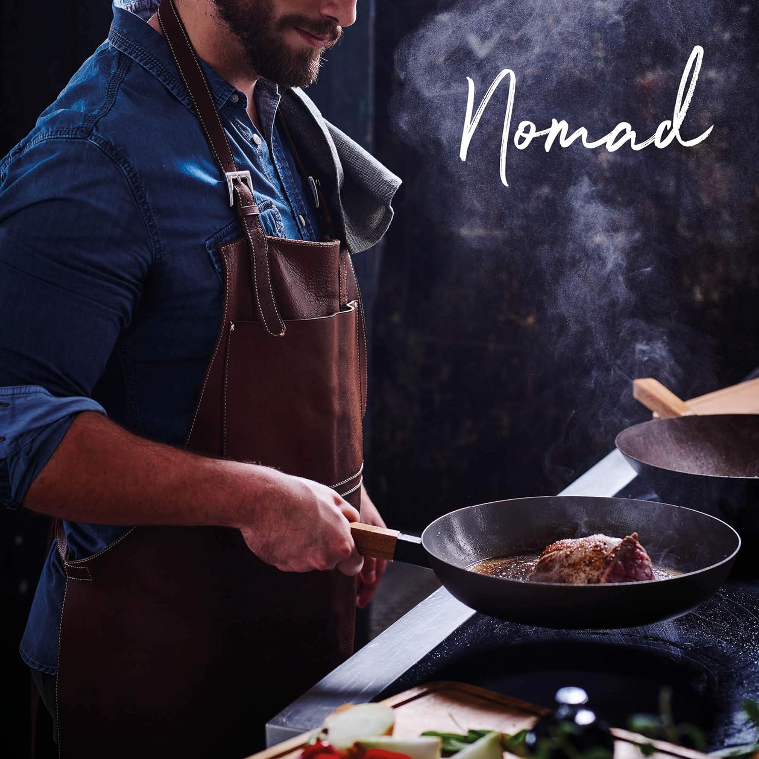 Tigaie grill din otel carbon, 28 cm, Nomad - BEKA - Image 1