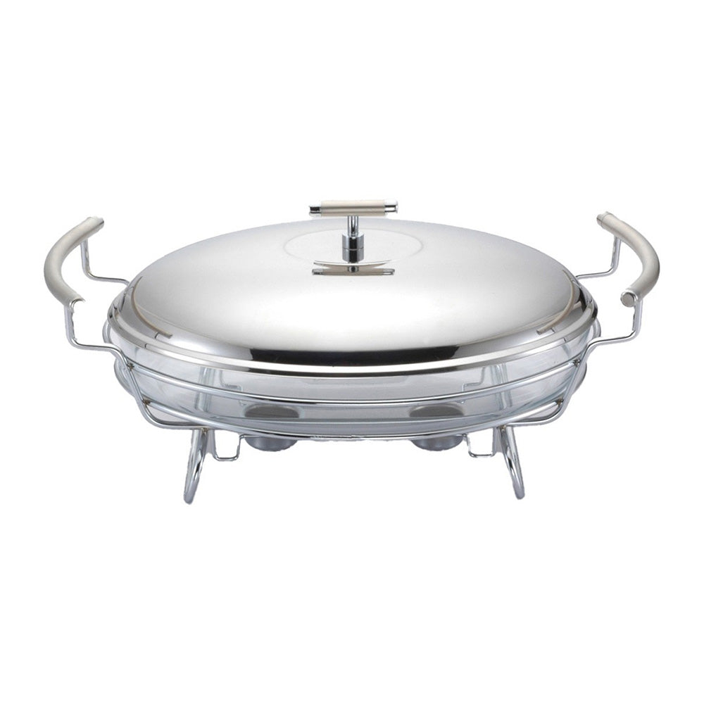 Vas oval pentru incalzirea alimentelor, 43x26 cm, Chic - COOKSHOP SPECIALS