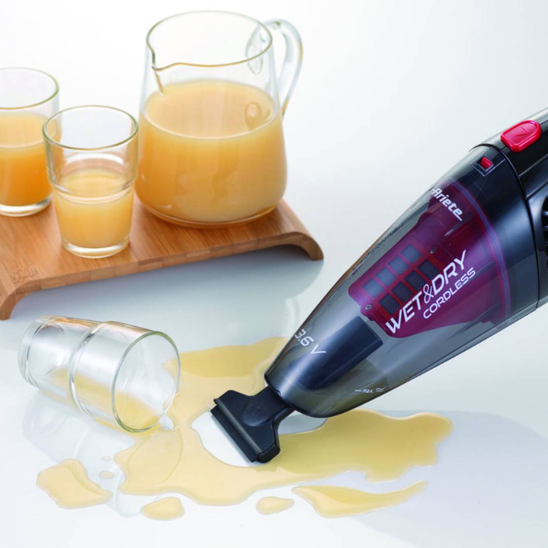 Aspirator de firimituri pentru masa, negru, Wet & Dry - ARIETE - Image 1
