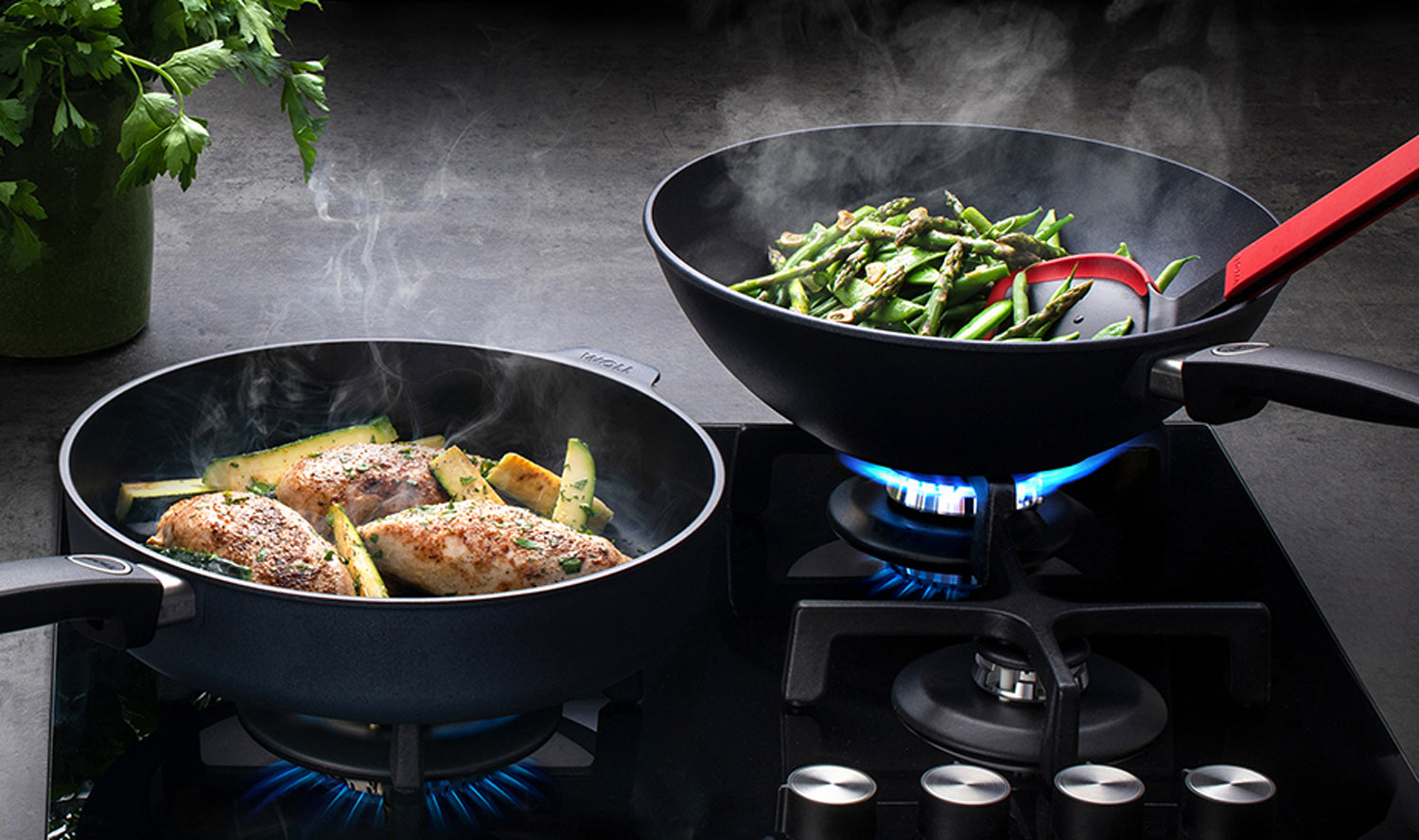 Tigaie Wok Diamond Lite 30 cm - WOLL - Image 2
