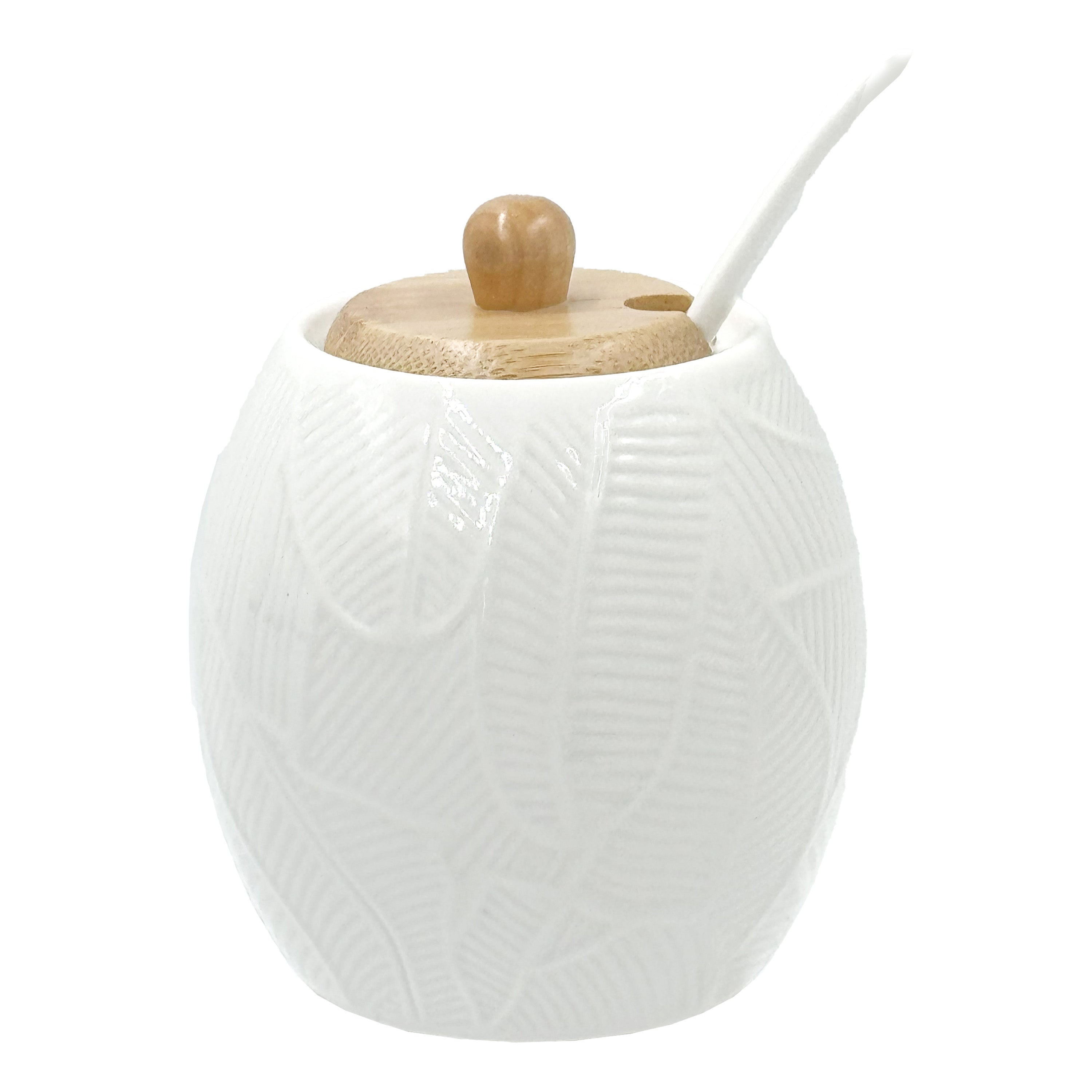 Zaharnita cu lingura, 250 ml, Intavola Leaves - LA PORCELLANA BIANCA