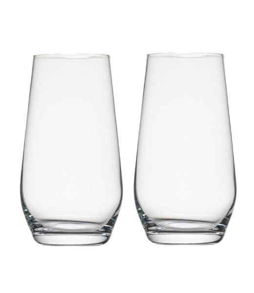 Set 2 pahare inalte, din sticla cristalina, 425 ml, Gastronomia - SIMONA'S COOKSHOP