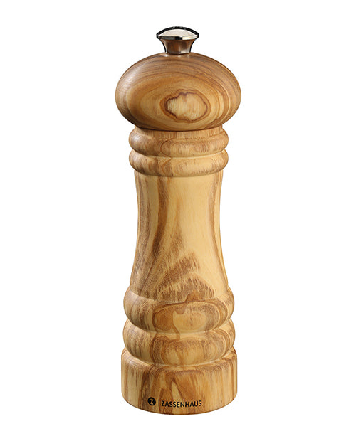 Rasnita pentru piper, 18 cm, maro, lemn de maslin, Berlin - ZASSENHAUS