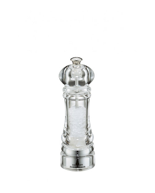 Rasnita pentru sare, 18 cm, transparent, acril, colectia Berlin - ZASSENHAUS