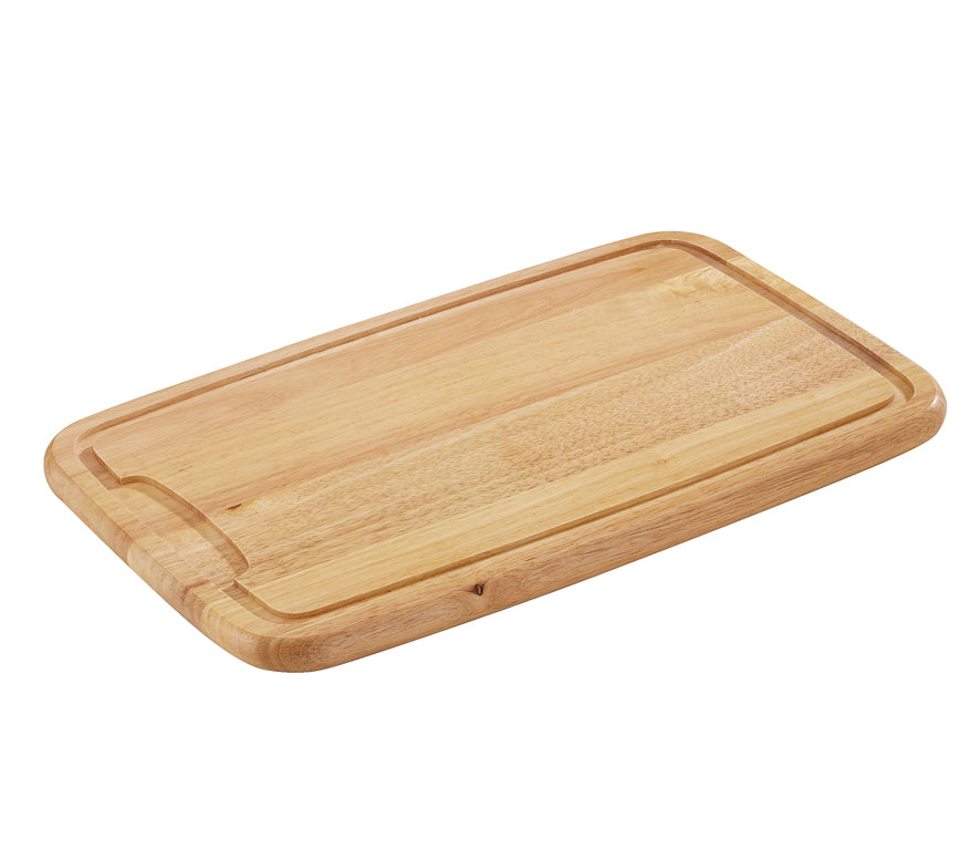 Tocator din lemn de arbore de cauciuc, 42 x 27 cm - ZASSENHAUS